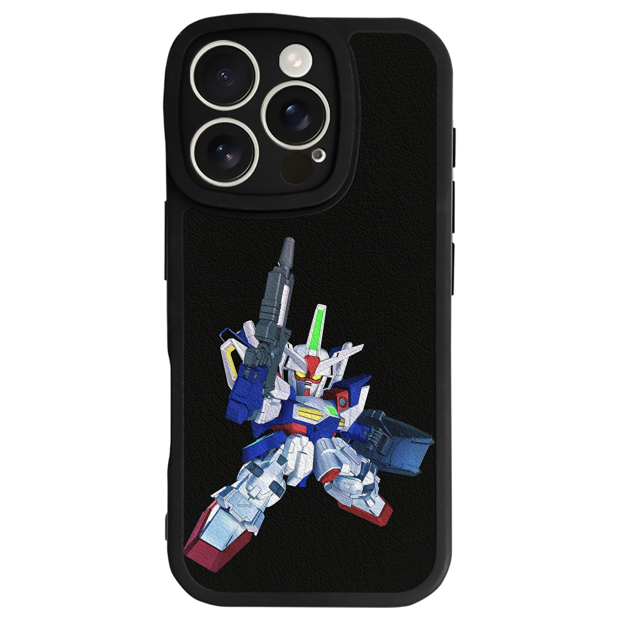（画像用） 機動戦士ガンダム Mobile Suit Gundam 【iPhone 16シリーズ対応】シリコンスマホケース（レザー調） 材質：シリコン